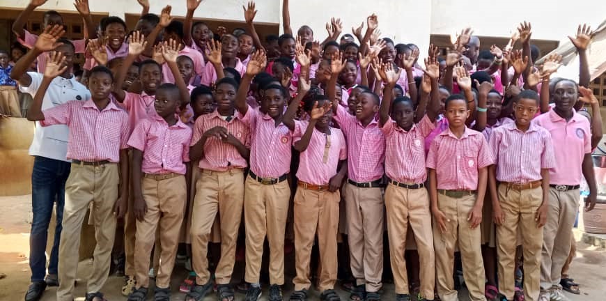 Les élèves du collège