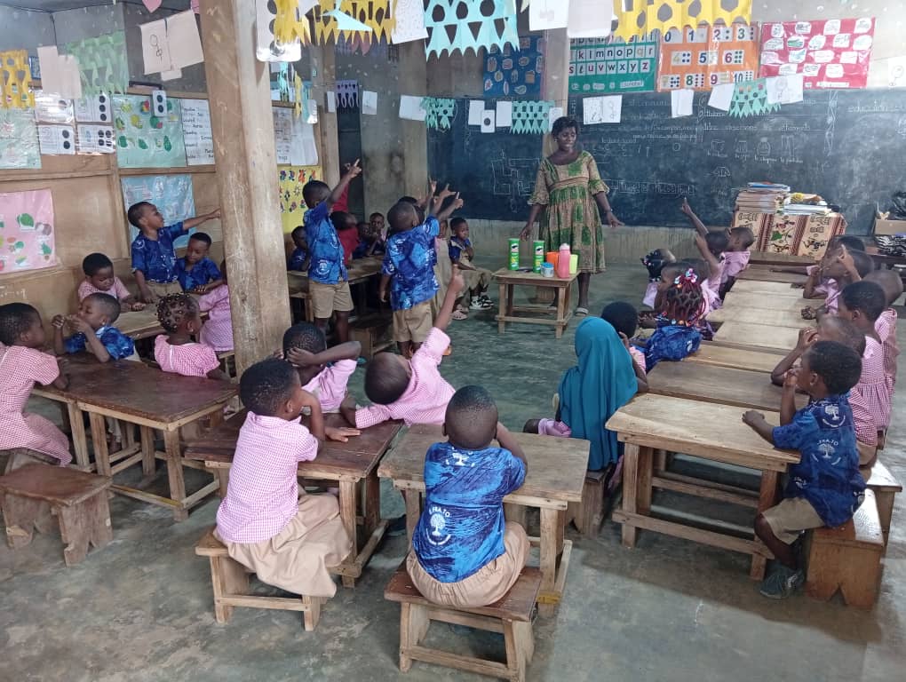 Les élèves de maternelle